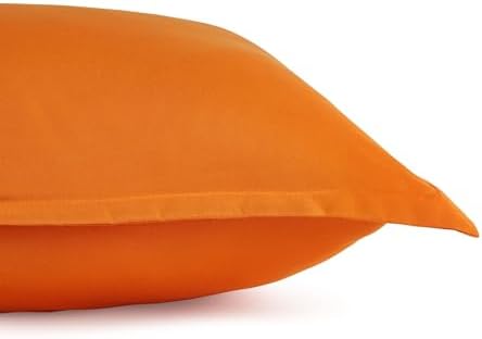 Amazon Basics Toddler Comforter and Pillow Sham Set Bright Orange