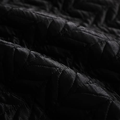 Whale Flotilla Silky Soft Satin Quilt Set Black King Size