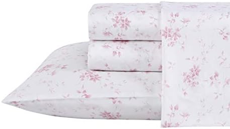Laura Ashley Garden Muse Pink Queen Sheet Set 1