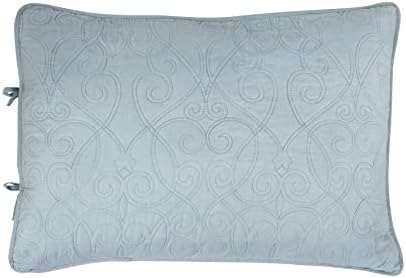 Laura Ashley King Quilt Set with Shams Felicity Blue