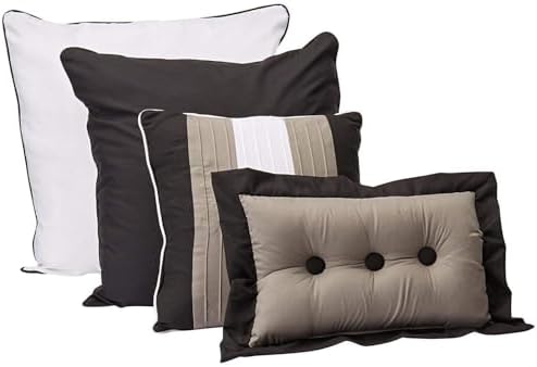 Chezmoi Loft 8-Piece Comforter Set Queen 1