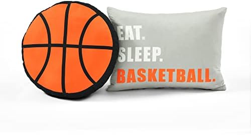 Lush Decor Basketball Quilt Set 4 Piece Twin Charcoal