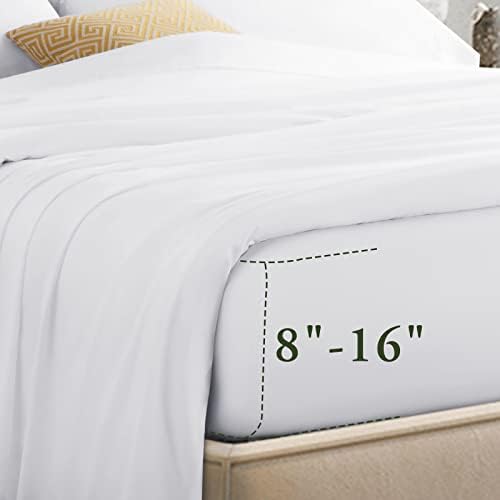LBRO2M 1000 Thread Count Cotton King Size Sheet Set 1