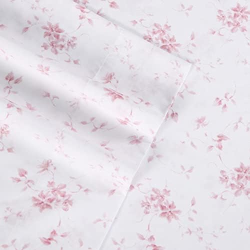 Laura Ashley Garden Muse Pink Queen Sheet Set 1