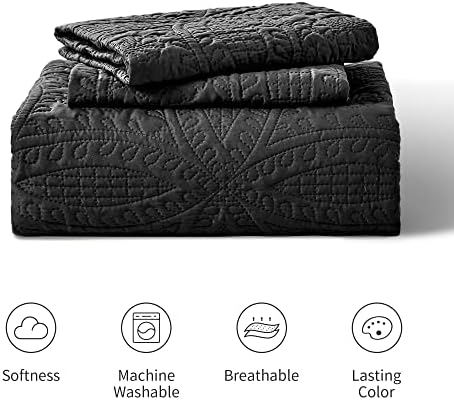Loves Cabin King Size Quilt Set with Coin Pattern 1
