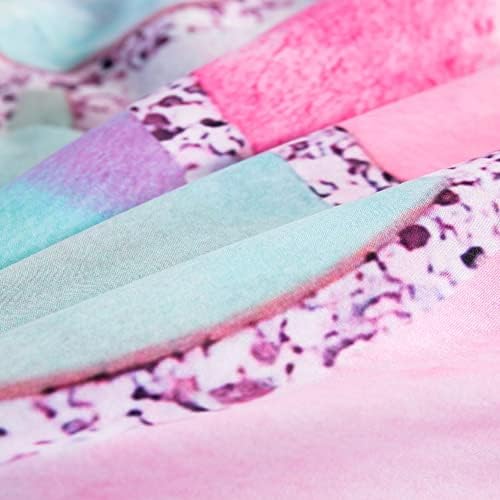 Wajade Kid Mermaid Scale Comforter Set 7-Piece Rainbow 3D