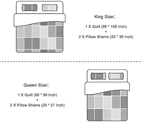 Travan 3-Piece Quilt Set with Shams 1