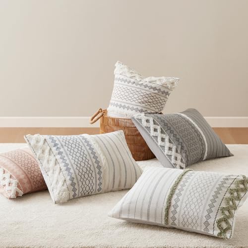INKIVY King Size Chenille Tufted Comforter Set
