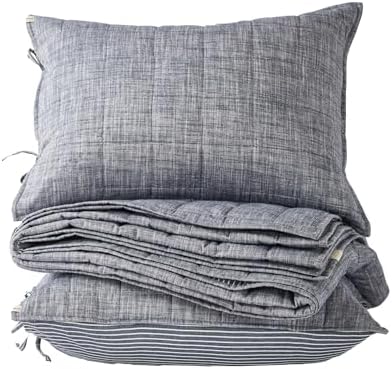 Softpage Cotton Quilt Bedding Set with Coverlet Pillow Shams