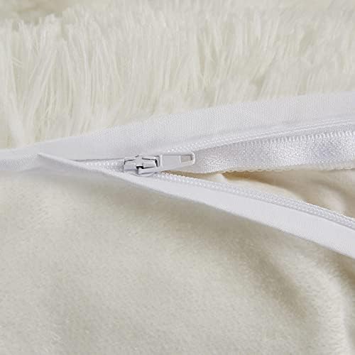 Intelligent Design Shaggy Faux Fur Duvet Cover Set