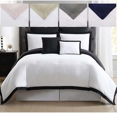 TRULY SOFT Hotel Themed Duvet Cover Set 7-Piece