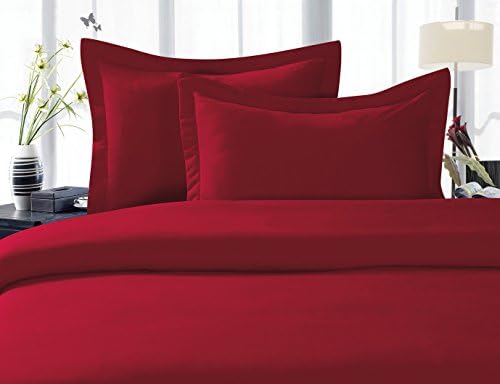 Luxury Soft Duvet Cover Set King Size Burgundy