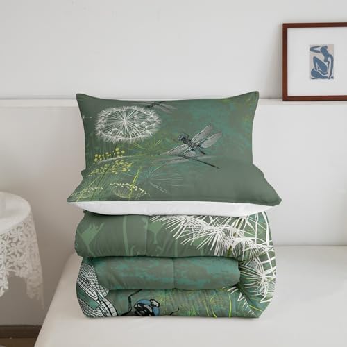 Homewish Dragonfly Comforter Set King Size 3Pcs