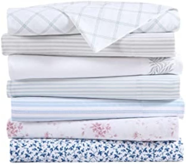 Laura Ashley Garden Muse Pink Queen Sheet Set 1