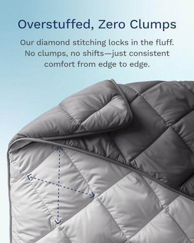 ViscoSoft All Seasons Reversible Comforter - Gray 1