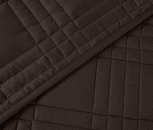 Chezmoi Collection Kingston Queen Size Bedspread Set 3-Piece