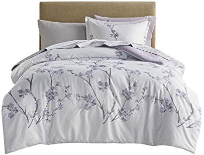 Comfort Spaces Bed in a Bag Set Kate Grey Purple