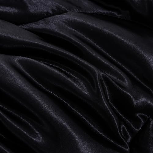 A Nice Night Satin Microfiber Comforter Set Queen Size