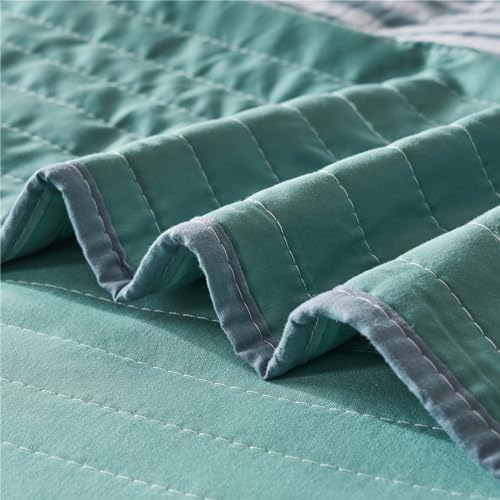 KAKIJUMN Quilt Set Full Queen 2-Piece Bedspread Coverlet with Pillow Sham