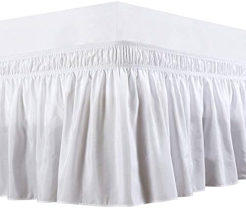 Luxxurecare Three Fabric Sides Bed Skirt 22 Drop 100 Egyptian Cotton