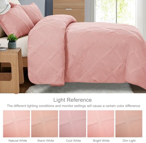 Exclusivo Mezcla Twin Quilt Set Modern Striped