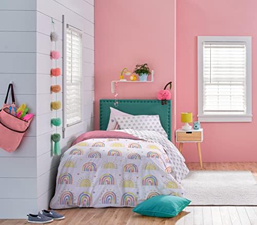 Saturday Park Doodle Rainbow Full Bed Set - 7 Piece