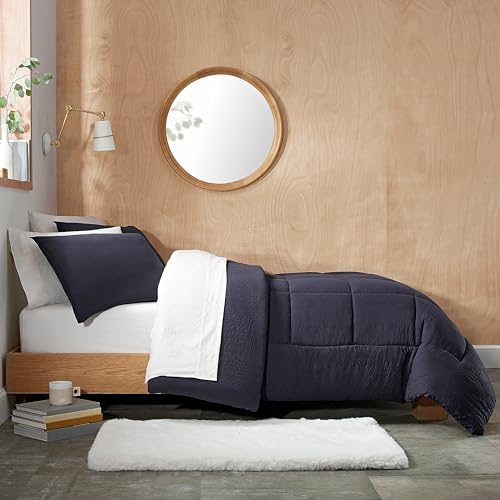 UGG Leonora Down Alternative Comforter Set King Navy Blue
