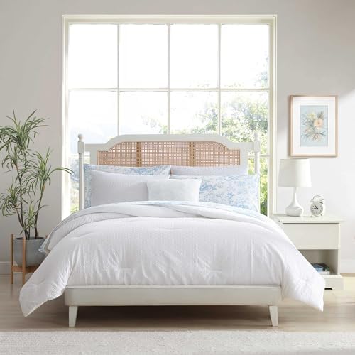 Laura Ashley Twin XL Comforter Set with Shams and Pillow