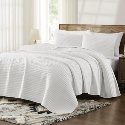 WRENSONGE Queen Quilt Set 3-Piece Microfiber