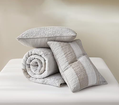 Chezmoi Robyn 3-Piece Quilt Set - King Size