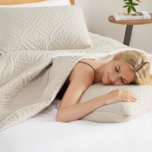 Exclusivo Mezcla Twin Quilt Bedding Set Lightweight Soft with 1 Pillow Sham