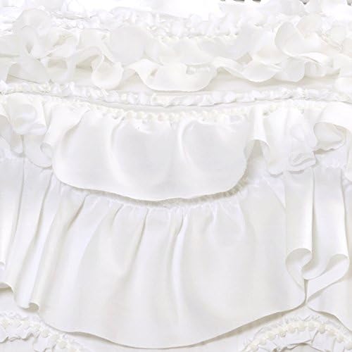 Lush Decor Kemmy Ruffled Quilt Set 3 Piece White