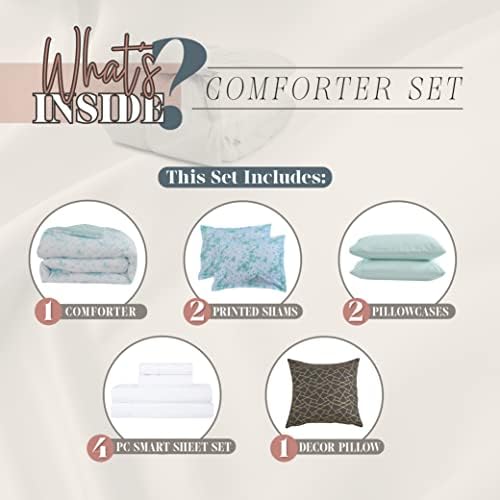 Elegant Comfort Tie-Dye 10-Piece Comforter Set