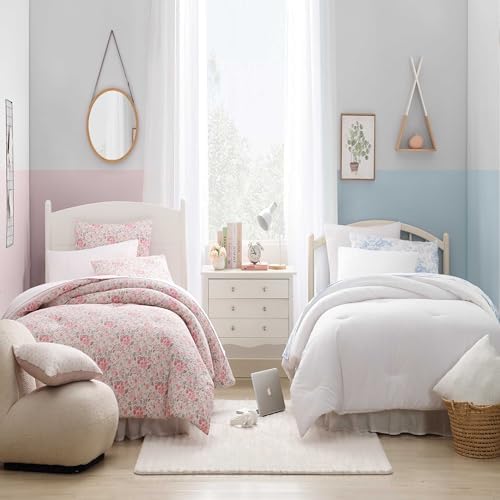 Laura Ashley Twin XL Comforter Set with Shams and Pillow