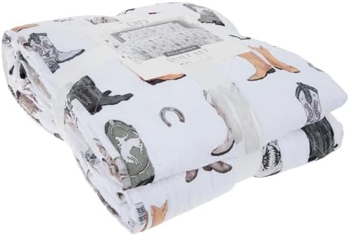 Hobby Lobby Quilt Set Twin XL Cowboy Boots
