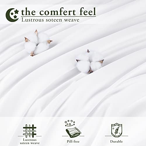 LBRO2M 1000 Thread Count Cotton King Size Sheet Set 1