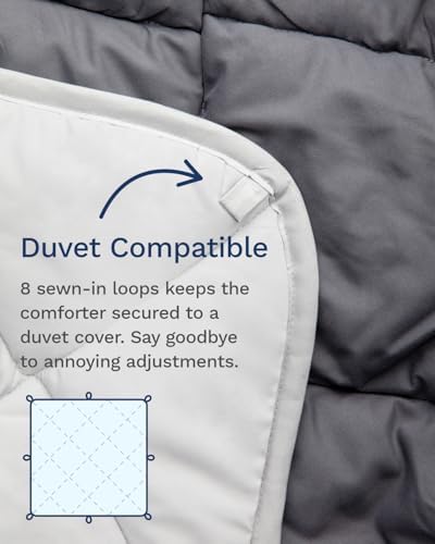 ViscoSoft All Seasons Reversible Comforter - Gray 1