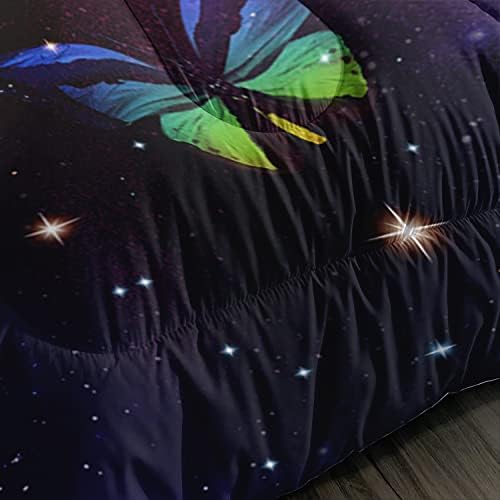 Galaxy Butterfly Comforter Set Full Size 1