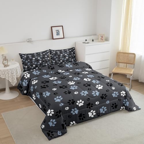 Feelyou Kawaii Animal Print Comforter Set for Kids