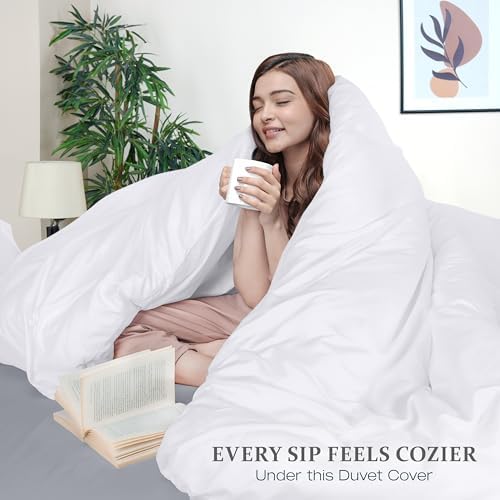 Utopia Bedding Duvet Cover Set Queen Size 3 Piece