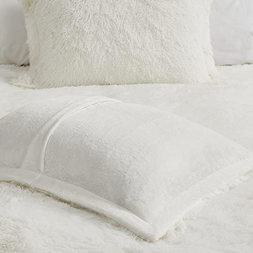 Intelligent Design Shaggy Faux Fur Duvet Cover Set
