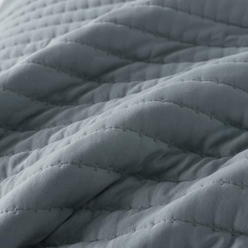 ROARINGWILD Queen Size Quilt Set with 2 Pillow Shams 90x90 Inches