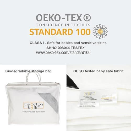 THE COTTON SILK 100 Mulberry Silk Duvet Insert - Queen Size