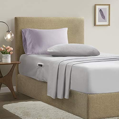 Comfort Spaces Bed in a Bag Set Kate Grey Purple