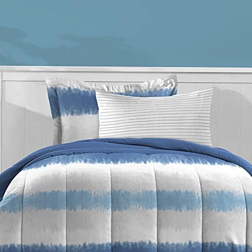 Dream FACTORY Kids 5-Piece Bed Set Blue Tie Dye