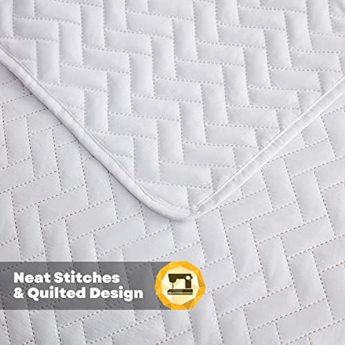 MapleStone White Quilt Set King Size 1