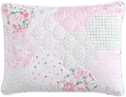 Laura Ashley Kids Quilt Set Reversible Ellyn Pink Twin