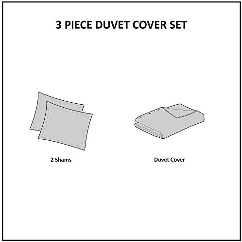 Madison Park Isla Reversible Duvet Cover Set - 3 Piece Blue KingCal King