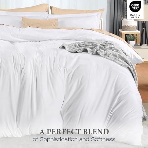 Utopia Bedding Duvet Cover Set Queen Size 3 Piece
