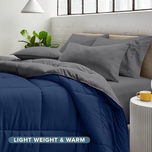 Bare Home Reversible Comforter Sheet Set - Full XL